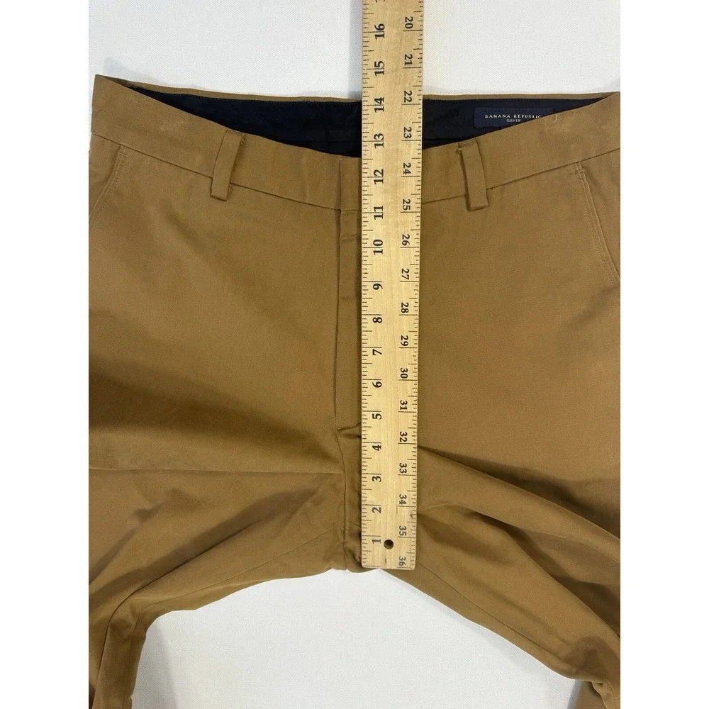 Banana Republic Gavin Chino Pants Mens 32x34 (32x33.5) Career Casual Office City